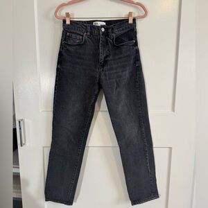 Zara Women’s Dark Gray Straight Jeans